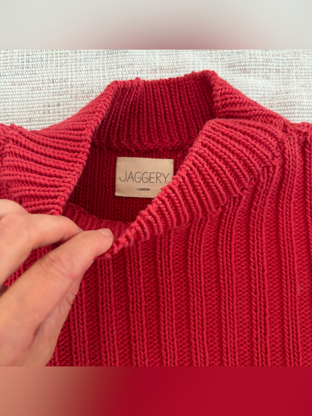 Jaggery London Jumper in Sweet Paprika size 2 - Picture 5 of 9